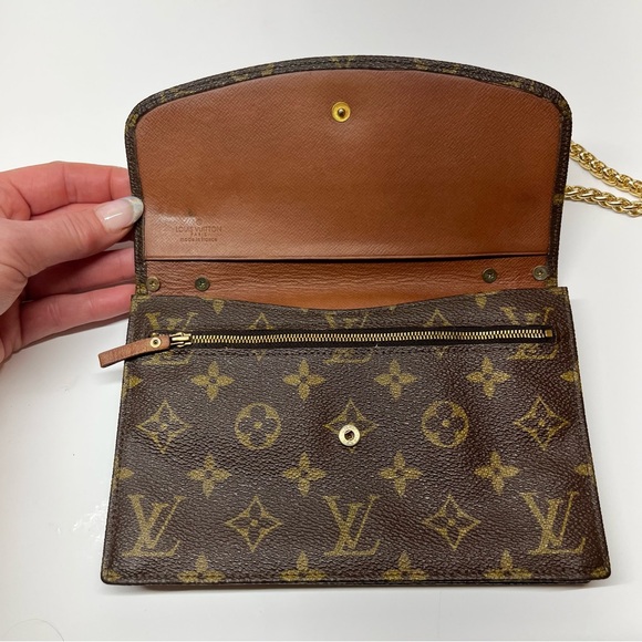Auth Louis Vuitton RARE Rabat clutch converted bag vintage in gorgeous condition - Picture 5 of 13